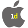 Aplicativo 1d para iOS